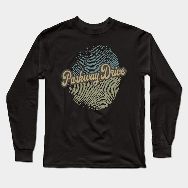 Parkway Drive Fingerprint Long Sleeve T-Shirt by anotherquicksand